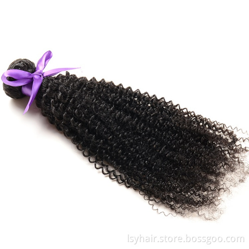 Cuticle Aligned Virgin Mongolian Kinky Curly Human Hair Crochet Braids  In South Africa, Kinky Hair Vendor Ombre With Closure